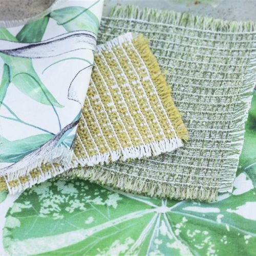 Palme Botanique Outdoor Fabrics | buitenstof van Designers Guild | loungeset bekleden | stoffen voor buitenset | stof voor loungeset | buitenmeubel | buitenkussens