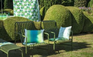Palme Botanique Outdoor Fabrics | buitenstof van Designers Guild | loungeset bekleden | stoffen voor buitenset | stof voor loungeset | buitenmeubel | buitenkussens