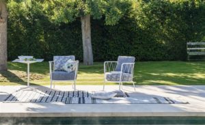 Palme Botanique Outdoor Fabrics | buitenstof van Designers Guild | loungeset bekleden | stoffen voor buitenset | stof voor loungeset | buitenmeubel | buitenkussens