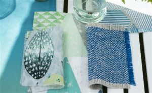 Palme Botanique Outdoor Fabrics | buitenstof van Designers Guild | loungeset bekleden | stoffen voor buitenset | stof voor loungeset | buitenmeubel | buitenkussens