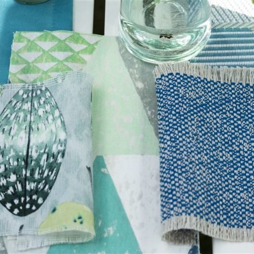 Palme Botanique Outdoor Fabrics | buitenstof van Designers Guild | loungeset bekleden | stoffen voor buitenset | stof voor loungeset | buitenmeubel | buitenkussens