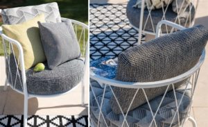 Palme Botanique Outdoor Fabrics | buitenstof van Designers Guild | loungeset bekleden | stoffen voor buitenset | stof voor loungeset | buitenmeubel | buitenkussens