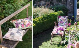 Palme Botanique Outdoor Fabrics | buitenstof van Designers Guild | loungeset bekleden | stoffen voor buitenset | stof voor loungeset | buitenmeubel | buitenkussens