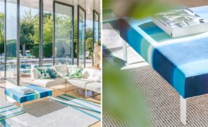 Palme Botanique Outdoor Fabrics | buitenstof van Designers Guild | loungeset bekleden | stoffen voor buitenset | stof voor loungeset | buitenmeubel | buitenkussens