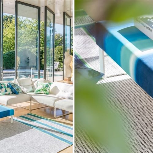 Palme Botanique Outdoor Fabrics | buitenstof van Designers Guild | loungeset bekleden | stoffen voor buitenset | stof voor loungeset | buitenmeubel | buitenkussens