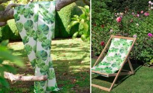 Palme Botanique Outdoor Fabrics | buitenstof van Designers Guild | loungeset bekleden | stoffen voor buitenset | stof voor loungeset | buitenmeubel | buitenkussens