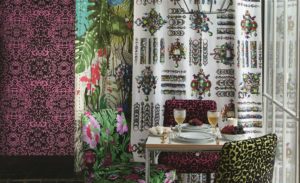 Christian Lacroix collectie Joxal interieur interieurstoffen behang wallpaper Belles Rives Fabrics