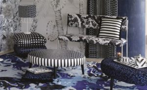 Christian Lacroix collectie Joxal interieur interieurstoffen behang wallpaper Belles Rives Fabrics