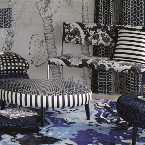 Christian Lacroix collectie Joxal interieur interieurstoffen behang wallpaper Belles Rives Fabrics