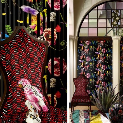 Christian Lacroix collectie Joxal interieur interieurstoffen behang wallpaper Histoires Naturelles 2