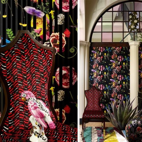 Christian Lacroix collectie Joxal interieur interieurstoffen behang wallpaper Histoires Naturelles Fabrics