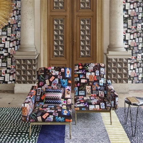 Christian Lacroix collectie Joxal interieur interieurstoffen behang wallpaper Incroyables et Meirvelleuses