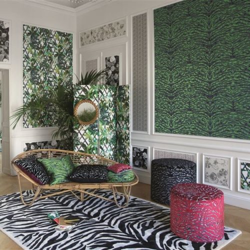 Christian Lacroix collectie Joxal interieur interieurstoffen behang wallpaper Nouveaux Mondes