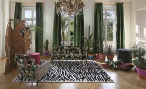 Christian Lacroix collectie Joxal interieur interieurstoffen behang wallpaper Nouveaux Mondes Fabrics