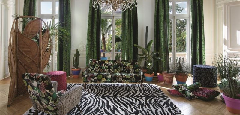 Christian Lacroix collectie Joxal interieur interieurstoffen behang wallpaper Nouveaux Mondes Fabrics