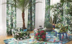 Christian Lacroix collectie Joxal interieur interieurstoffen behang wallpaper Nouveaux Mondes Fabrics