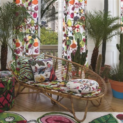 Christian Lacroix collectie Joxal interieur interieurstoffen behang wallpaper Nouveaux Mondes Fabrics