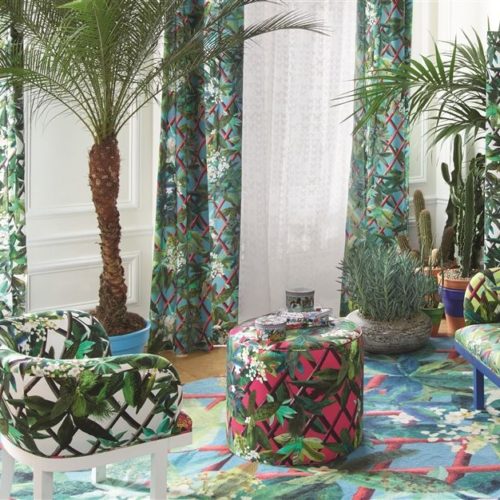 Christian Lacroix collectie Joxal interieur interieurstoffen behang wallpaper Nouveaux Mondes Fabrics